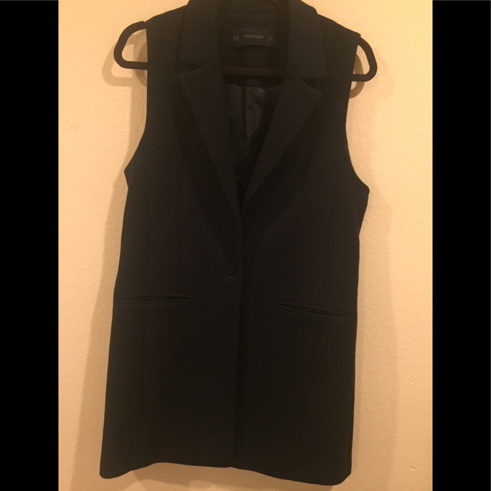 Zara sleeveless coat
